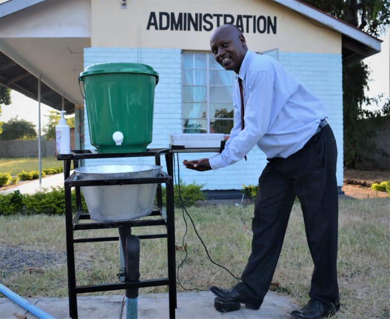 Mangochi Community Technical College Develops Modern Hand Washing Device