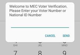 Voters Urged to Use Mobile Phones For Verification