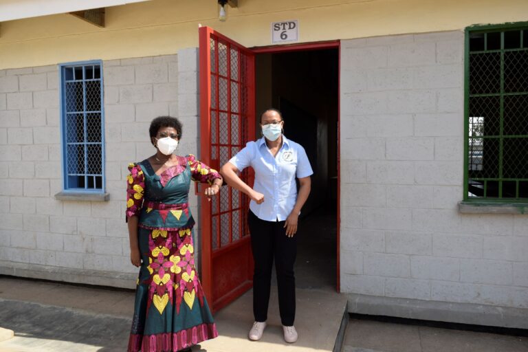 Limbe Leaf hands over school blocks, desks to Kanjoka School in rural Kasungu