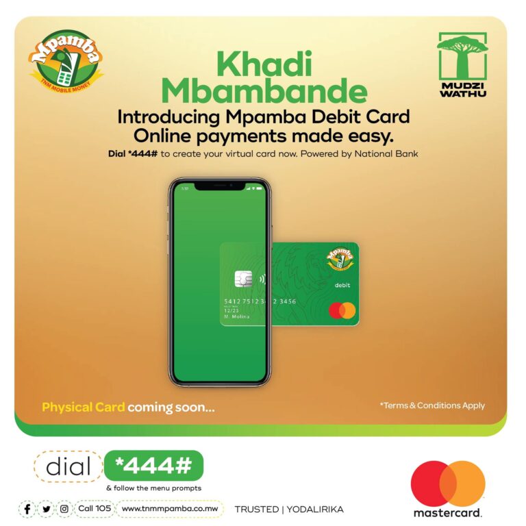 TNM Mpamba Launches Khadi Mbambande with Mastercard - Malawi Voice