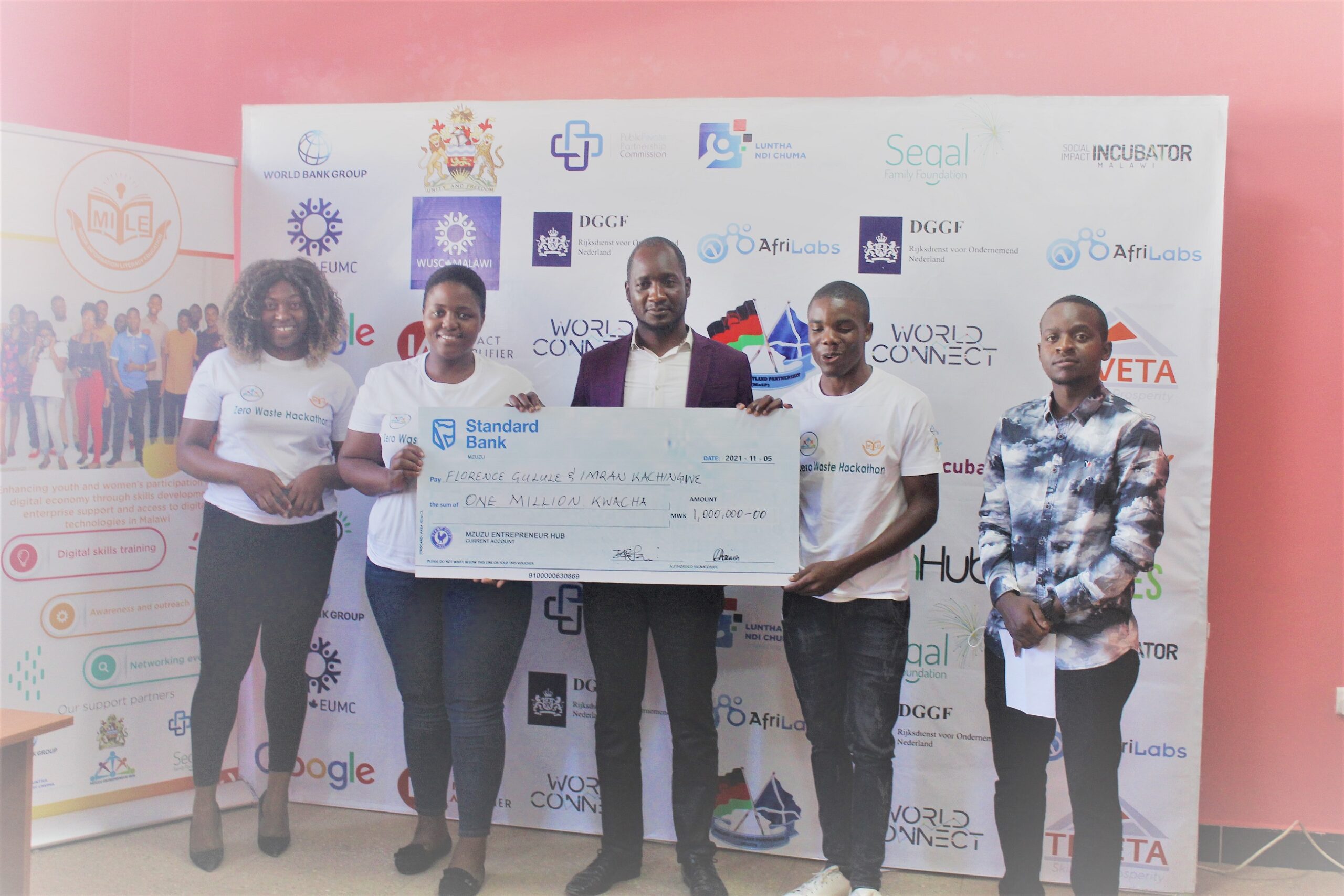 MK 1 Million for Zero Waste Management Hackathon Winners Malawi Voice