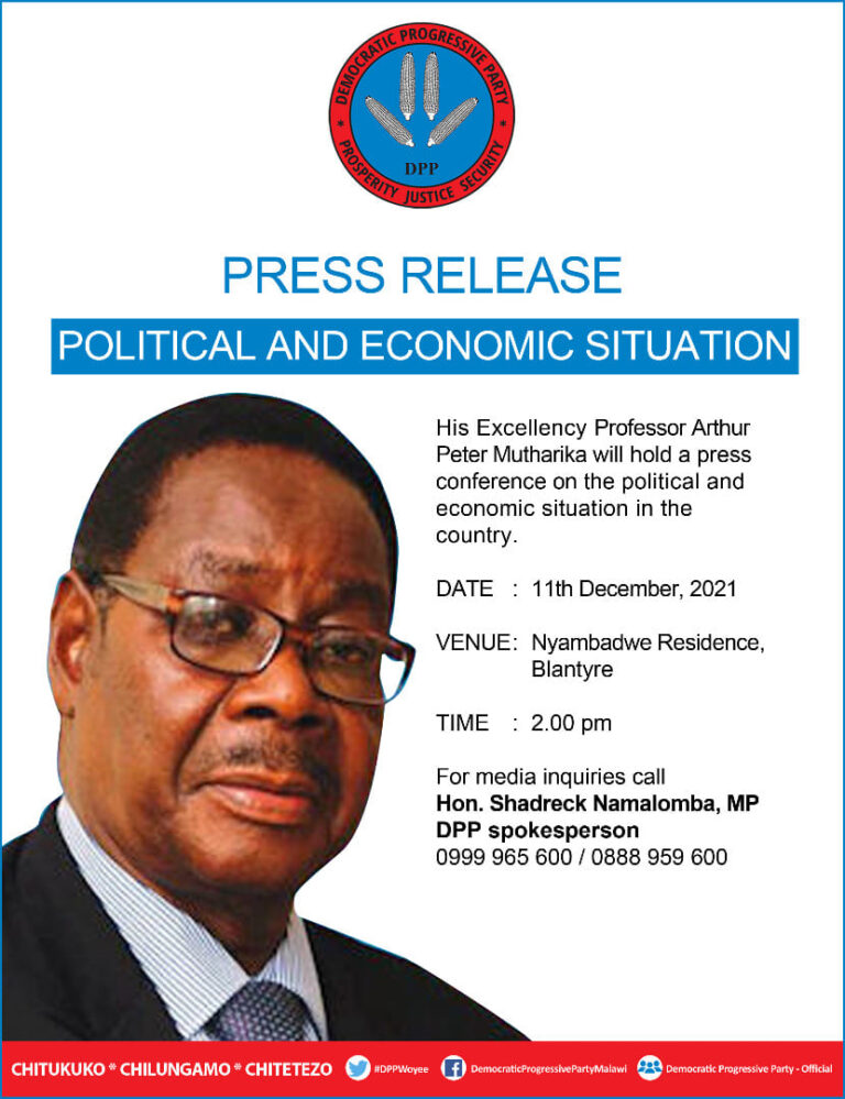 APM to Hold Press Briefing Saturday