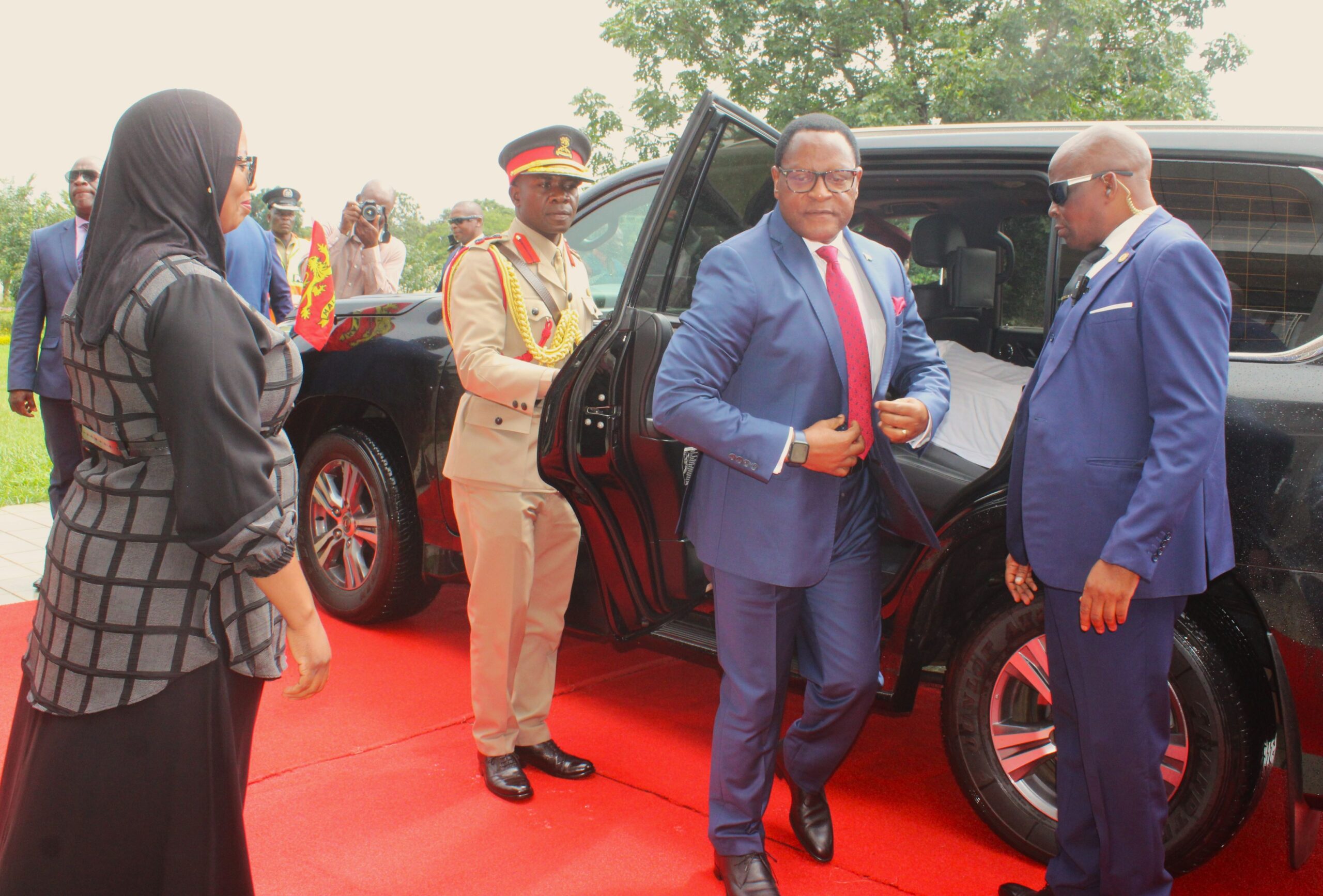 Malawi President Chakwera’s Red Carpet, Tent Stolen - Malawi Voice