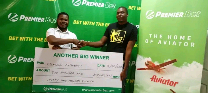 BIG WINNER: 30-year-old man from Lilongwe wins K242 Million in Premier Bet