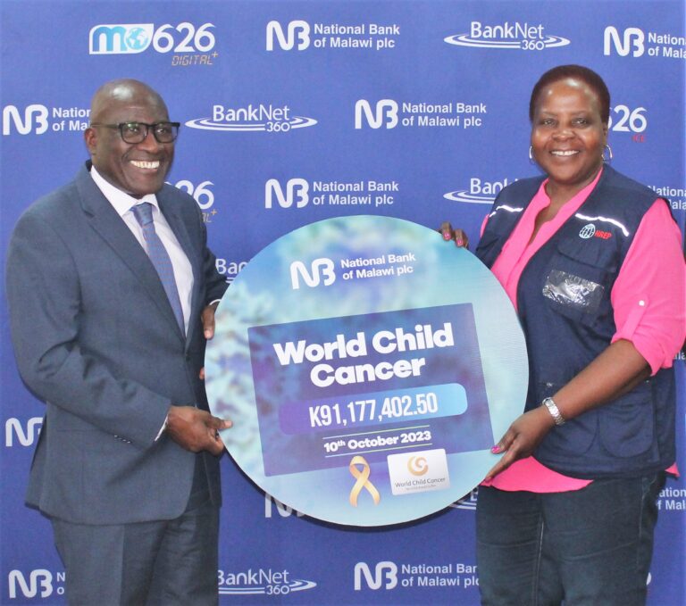 NBM donates K91 million to QECH for cancer equipment