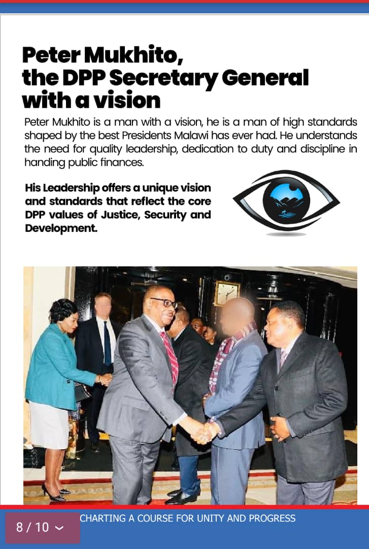 GET TO KNOW PETER MUKHITO: The next DPP Secretary General with a Vision