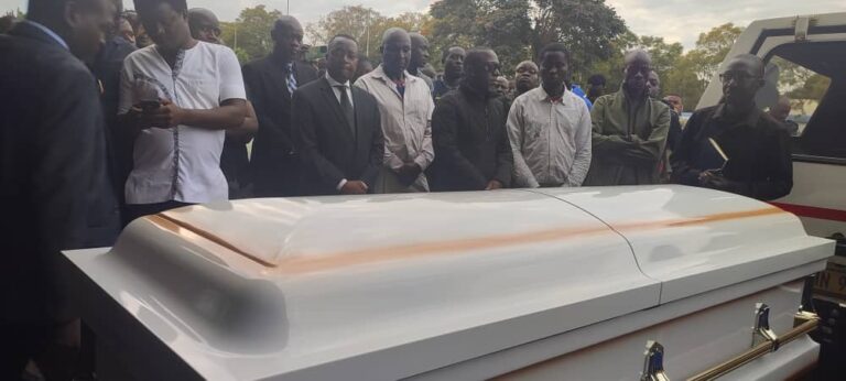 DR KABAMBE PAYS TRIBUTE TO LATE HOPE CHISANU; AS HIS REMAINS ARRIVE BACK HOME