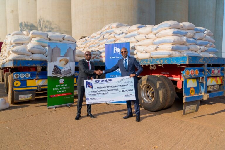 FDH Bank plc donates 100 metric tonnes of maize to NFRA